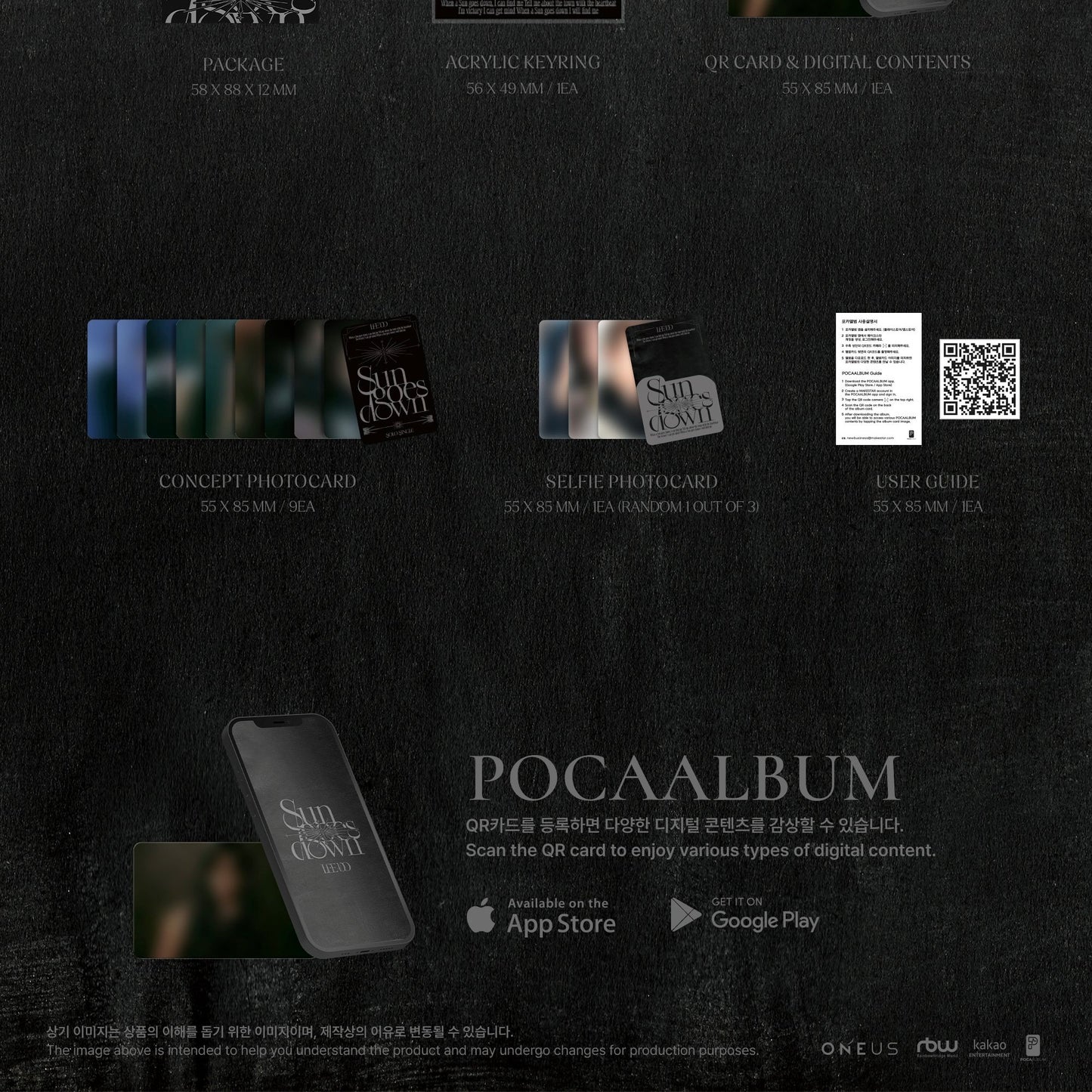 (PRE-ORDER) LEEDO (ONEUS) - SOLO SINGLE [SUN GOES DOWN] (POCAALBUM) - LightUpK