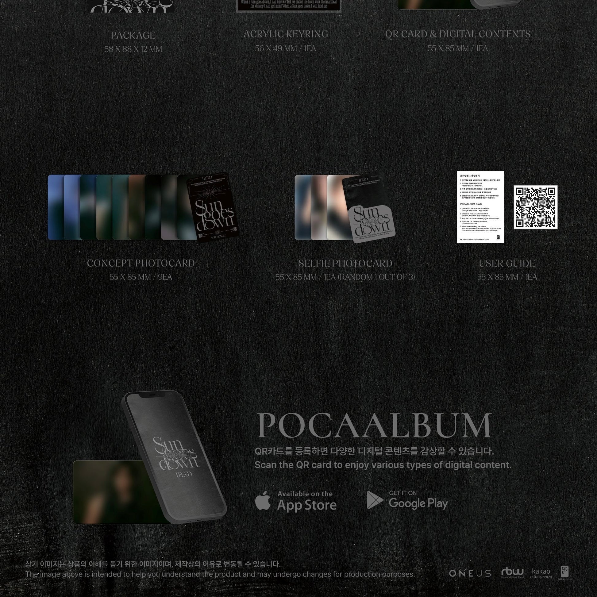 (PRE-ORDER) LEEDO (ONEUS) - SOLO SINGLE [SUN GOES DOWN] (POCAALBUM) - LightUpK