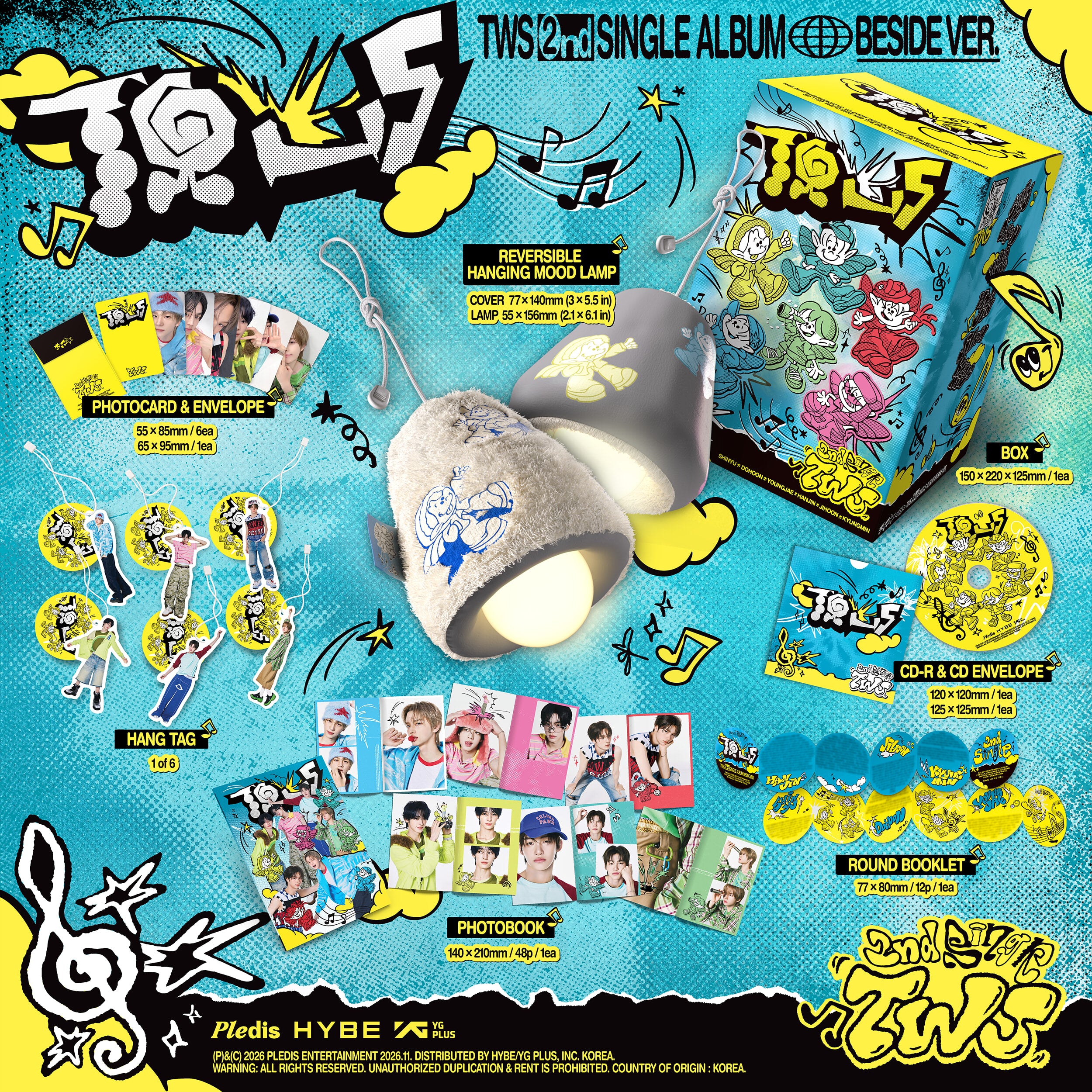 (PRE-ORDER) TWS - 2ND SINGLE ALBUM [TO US] BESIDE VER.