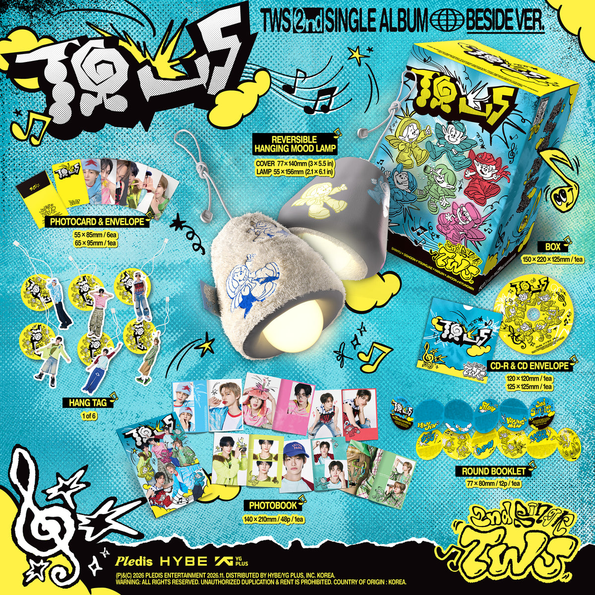(PRE-ORDER) TWS - 2ND SINGLE ALBUM [TO US] BESIDE VER.