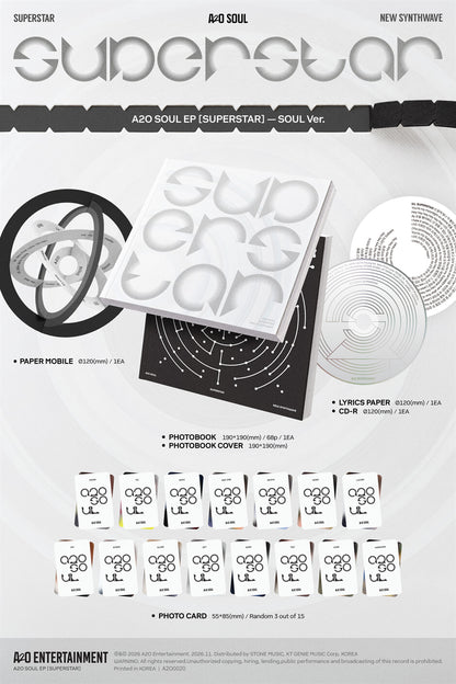 (PRE-ORDER) A2O SOUL - EP [SUPERSTAR] (2 VERSIONS) RANDOM