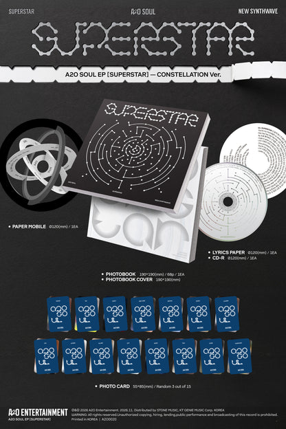 (PRE-ORDER) A2O SOUL - EP [SUPERSTAR] (2 VERSIONS) RANDOM