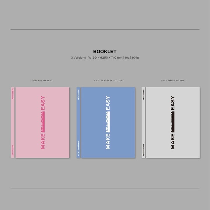 LE SSERAFIM - 3RD MINI ALBUM [EASY] (3 VERSIONS)