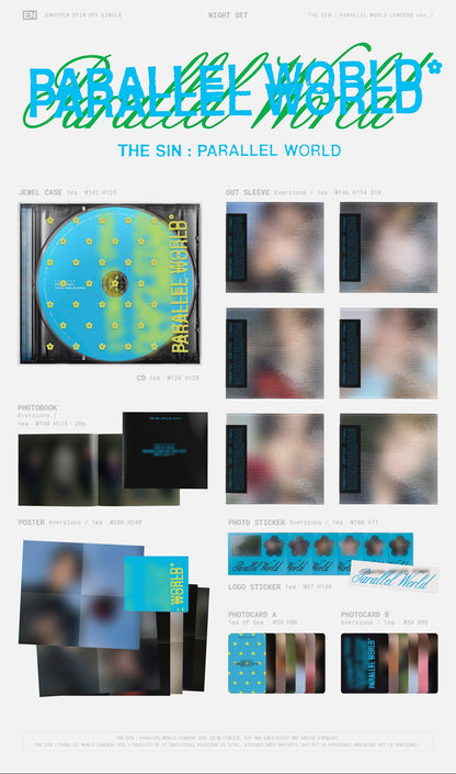 (PRE-ORDER) ENHYPEN - [THE SIN: PARALLEL WORLD] (ENGENE VER.) (12 VERSIONS) RANDOM - LightUpK