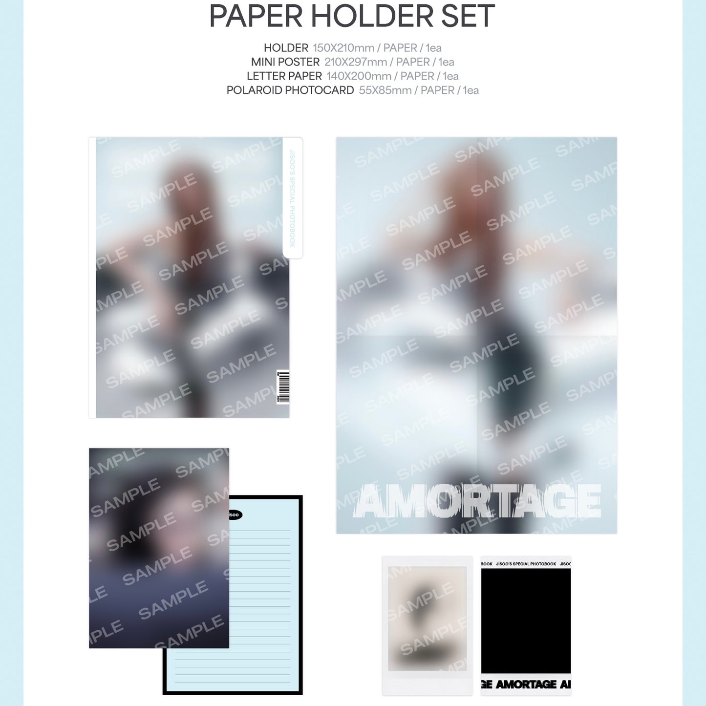 JISOO - JISOO: THE EDIT [AMORTAGE] PHOTOBOOK - LightUpK