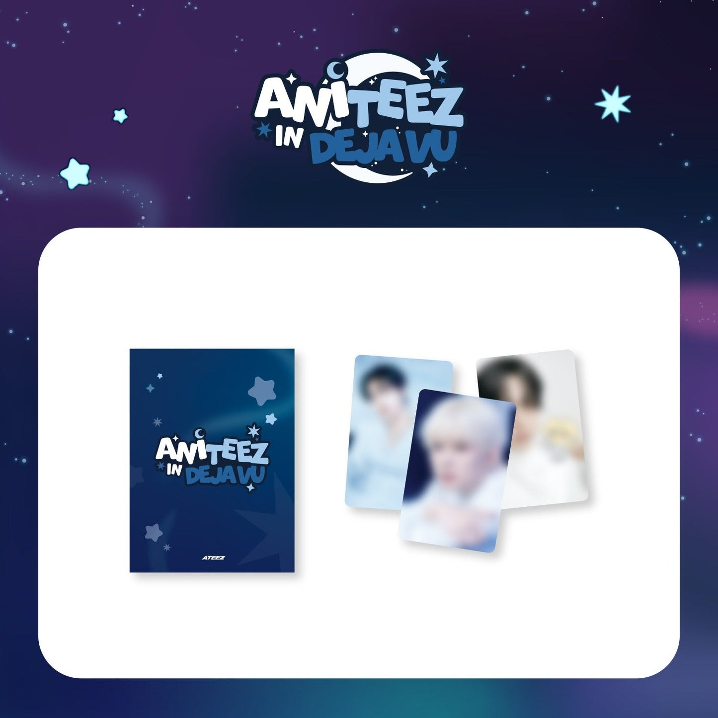 (PRE-ORDER) ATEEZ X ANITEEZ POP-UP [ANITEEZ IN DEJAVU] MD - RANDOM TRADING CARD