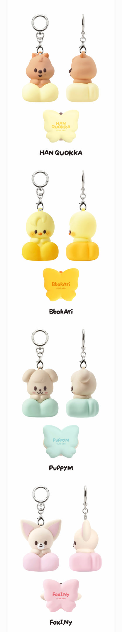 (PRE-ORDER) STRAY KIDS - SKZOO SECRET CLICKER KEYRING - RUN IT RANDOM
