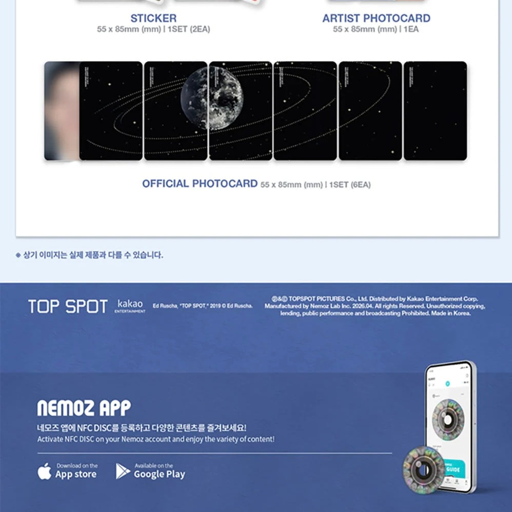 (PRE-ORDER) T.O.P - 1ST ALBUM [TOP SPOT - ANOTHER DIMENSION] (NEMO) (2 VERSIONS) - LightUpK
