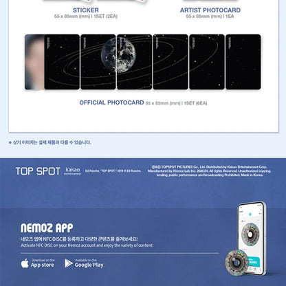(PRE-ORDER) T.O.P - 1ST ALBUM [TOP SPOT - ANOTHER DIMENSION] (NEMO) (2 VERSIONS) - LightUpK