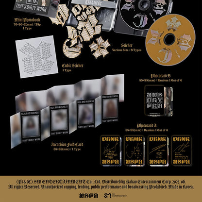 AESPA - SINGLE [DIRTY WORK] (DIRTY CASE VER.) (2 VERSIONS) - LightUpK