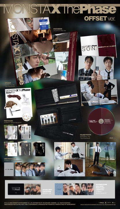 [hello82] [PARTNER STORE EXCLUSIVE] MONSTA X - THE PHASE (4 VERSIONS)