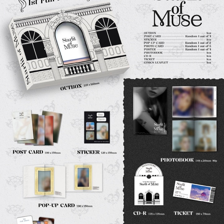 MOON BYUL - VOL.1 [STARLIT OF MUSE] (MUSEUM VER.) - LightUpK