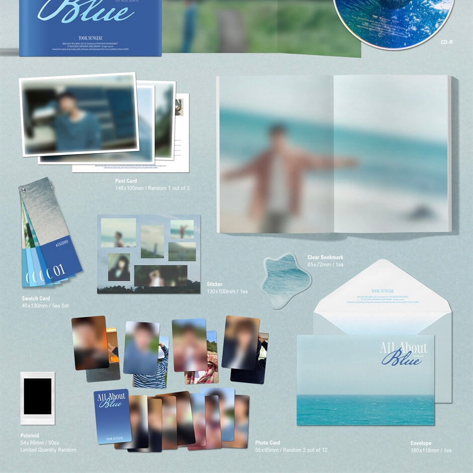 YOOK SUNG JAE - 1ST MINI ALBUM [ALL ABOUT BLUE] - LightUpK