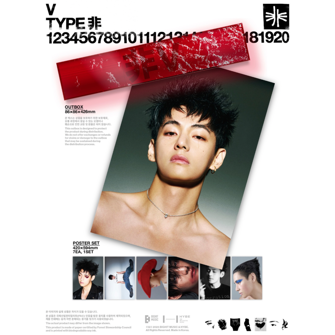 V - [TYPE 非] POSTER SET - LightUpK