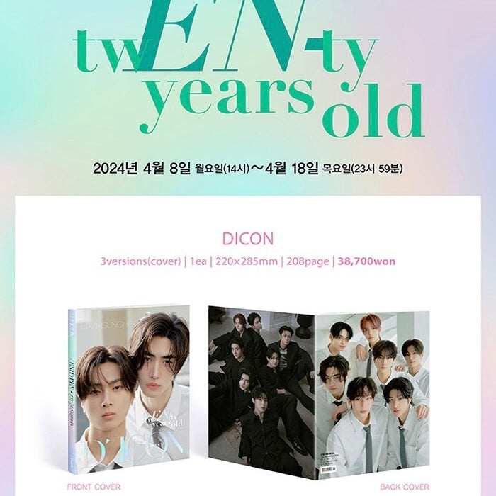 (PRE-ORDER) DICON VOLUME N°19 ENHYPEN : TW(EN-)TY YEARS OLD (10 VERSIONS)