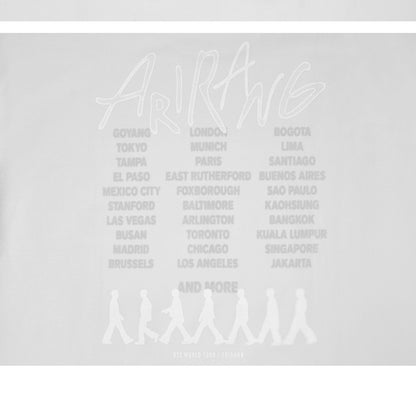 (PRE-ORDER) BTS - S/S TOUR T-SHIRT (GRAY) (4 SIZES) - LightUpK