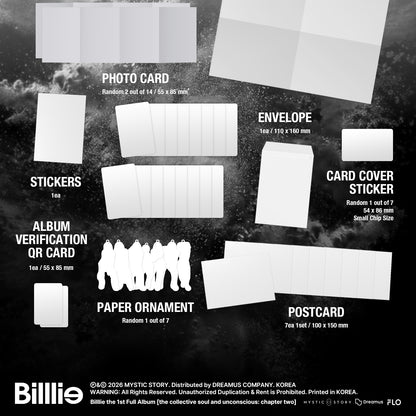 (PRE-ORDER) BILLLIE - 1ST ALBUM [THE COLLECTIVE SOUL AND UNCONSCIOUS: CHAPTER TWO] (2 VERSIONS) - LightUpK