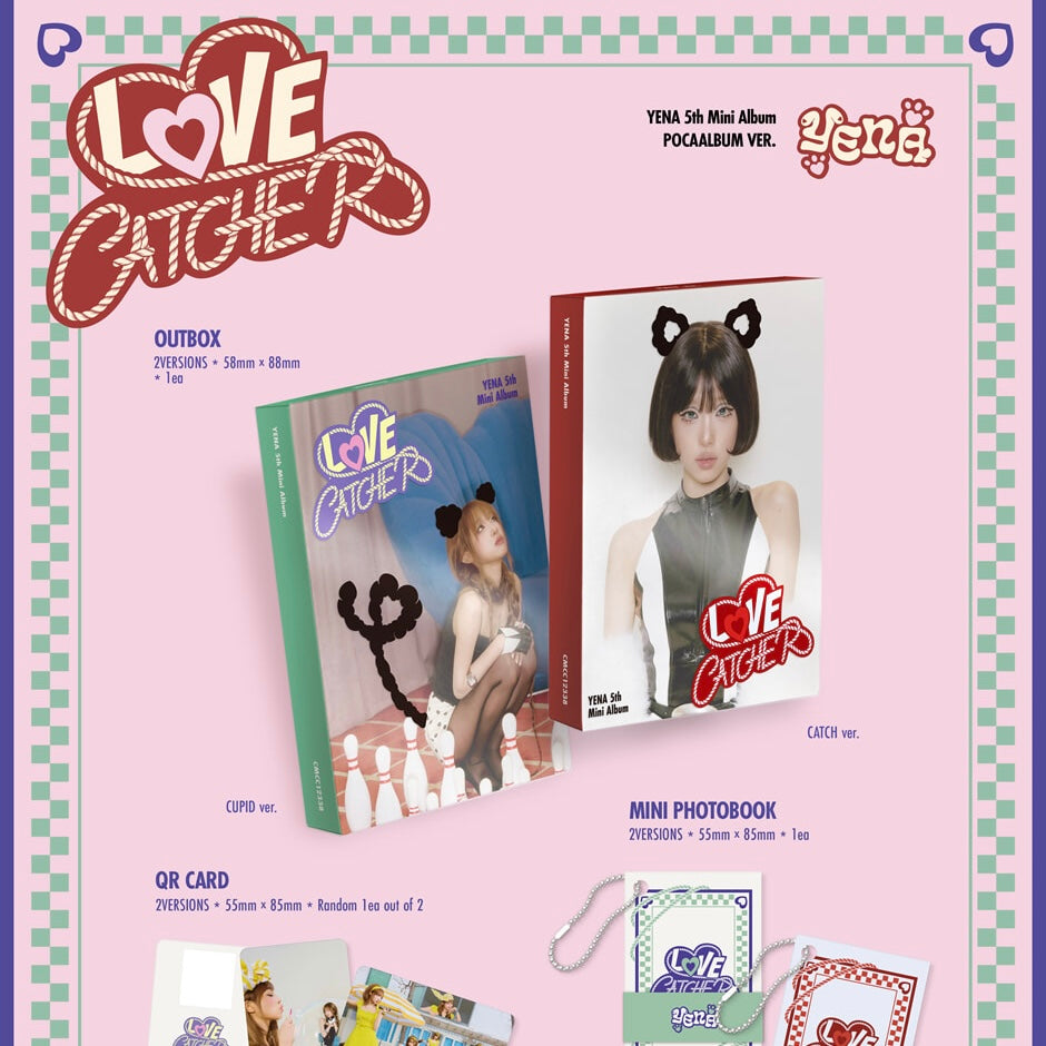 (PRE-ORDER) CHOI YE NA - 5TH MINI ALBUM [LOVE CATCHER] (POCAALBUM VER.) (2 VERSIONS) RANDOM - LightUpK