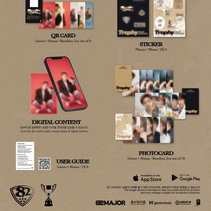 (PRE-ORDER) 82MAJOR - 4TH MINI ALBUM [TROPHY] (POCAALBUM VER.) - LightUpK