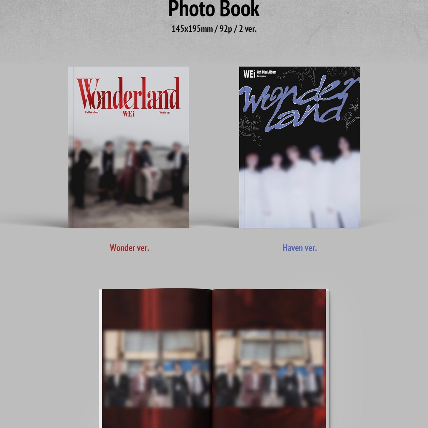 (PRE-ORDER) WEI - 8TH EP ALBUM [WONDERLAND] (2 VERSIONS) RANDOM - LightUpK