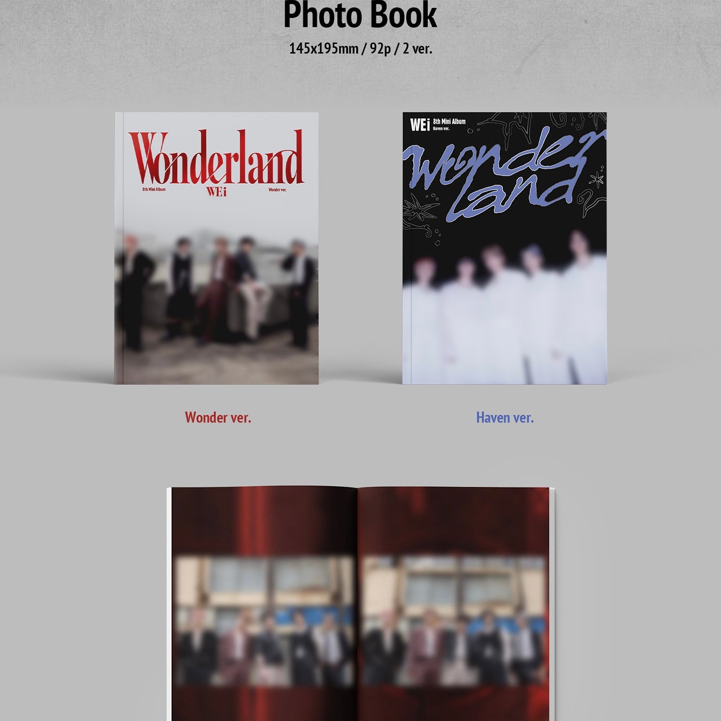 (PRE-ORDER) WEI - 8TH EP ALBUM [WONDERLAND] (2 VERSIONS) RANDOM - LightUpK