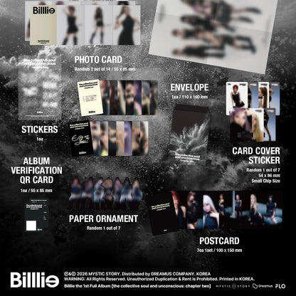 (PRE-ORDER) BILLLIE - 1ST ALBUM [THE COLLECTIVE SOUL AND UNCONSCIOUS: CHAPTER TWO] (2 VERSIONS) - LightUpK