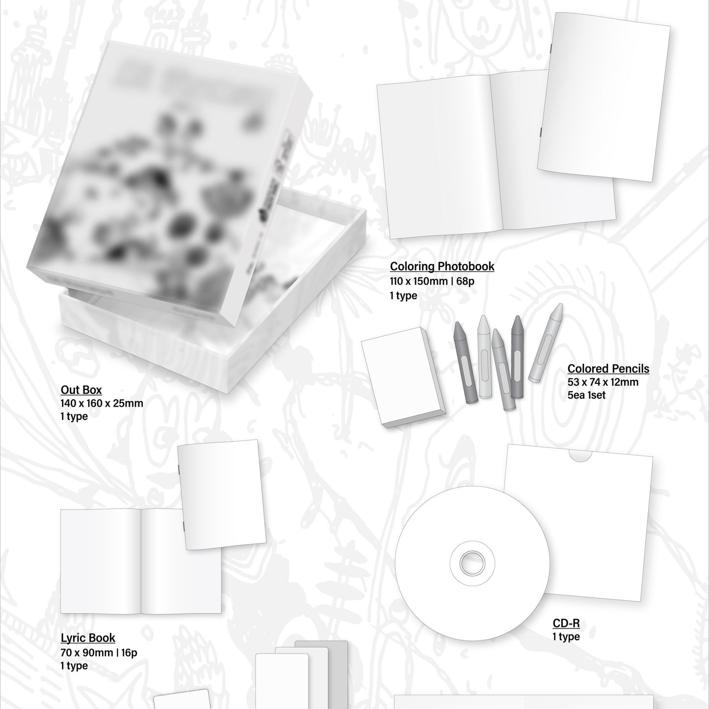 (PRE-ORDER) CHAEYOUNG - LIL FANTASY VOL.1 (CANVAS VER.) - LightUpK