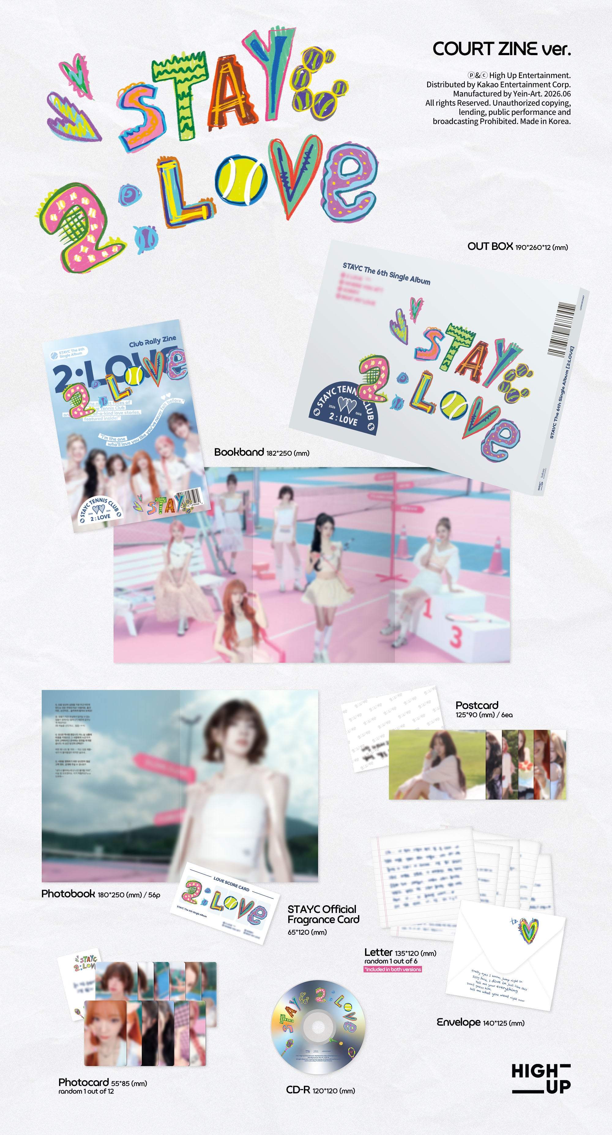 (PRE-ORDER) STAYC - 6TH SINGLE ALBUM : 2:LOVE (2 VERSIONS) RANDOM