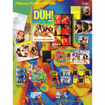 (PRE-ORDER) [HELLO82] [POP-UP EXCLUSIVE] P1HARMONY - DUH! (2 VERSIONS) - LightUpK
