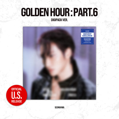 (PRE-ORDER) [hello82] [82EVENT EXCLUSIVE] ATEEZ - GOLDEN HOUR : PART.6 (DIGIPACK VER.) (8 VERSIONS) RANDOM