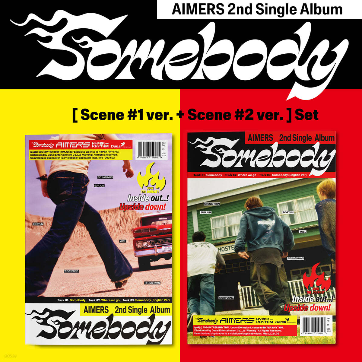 AIMERS - 2ND SINGLE [SOMEBODY] (2 VERSIONS) - LightUpK