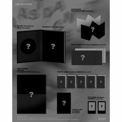 (PRE-ORDER) LEE JUN YOUNG - 1ST MINI ALBUM [LAST DANCE] - LightUpK