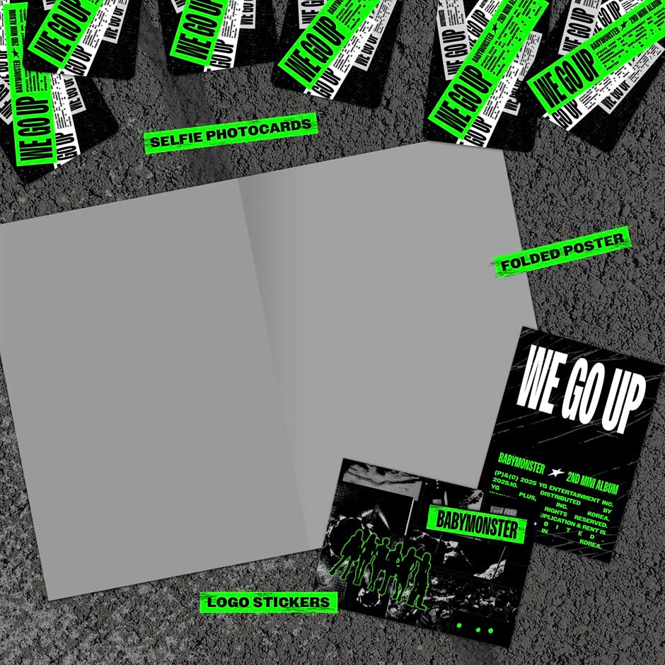 (PRE-ORDER) BABYMONSTER - WE GO UP (3 VERSIONS) - LightUpK