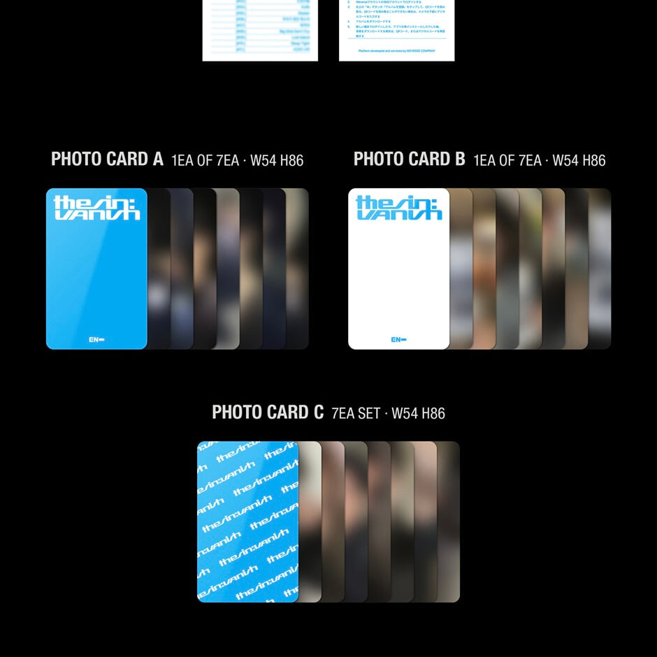 PRE-ORDER) ENHYPEN - 7TH MINI ALBUM [THE SIN : VANISH] (WEVERSE ALBUM