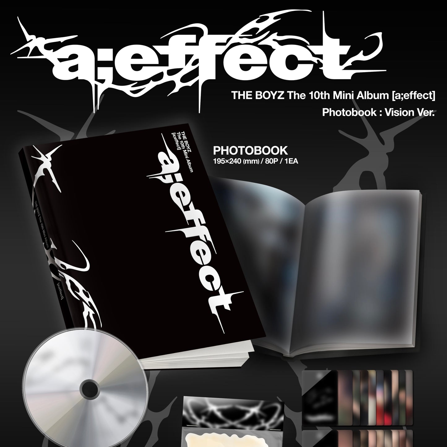 THE BOYZ - THE 10TH MINI ALBUM [A;EFFECT] (2 VERSIONS) - LightUpK