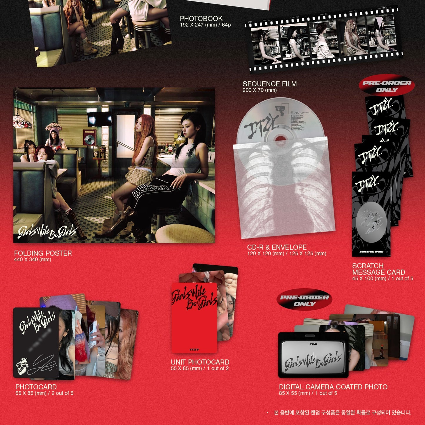 ITZY - [GIRLS WILL BE GIRLS] PHOTOBOOK VER. - LightUpK