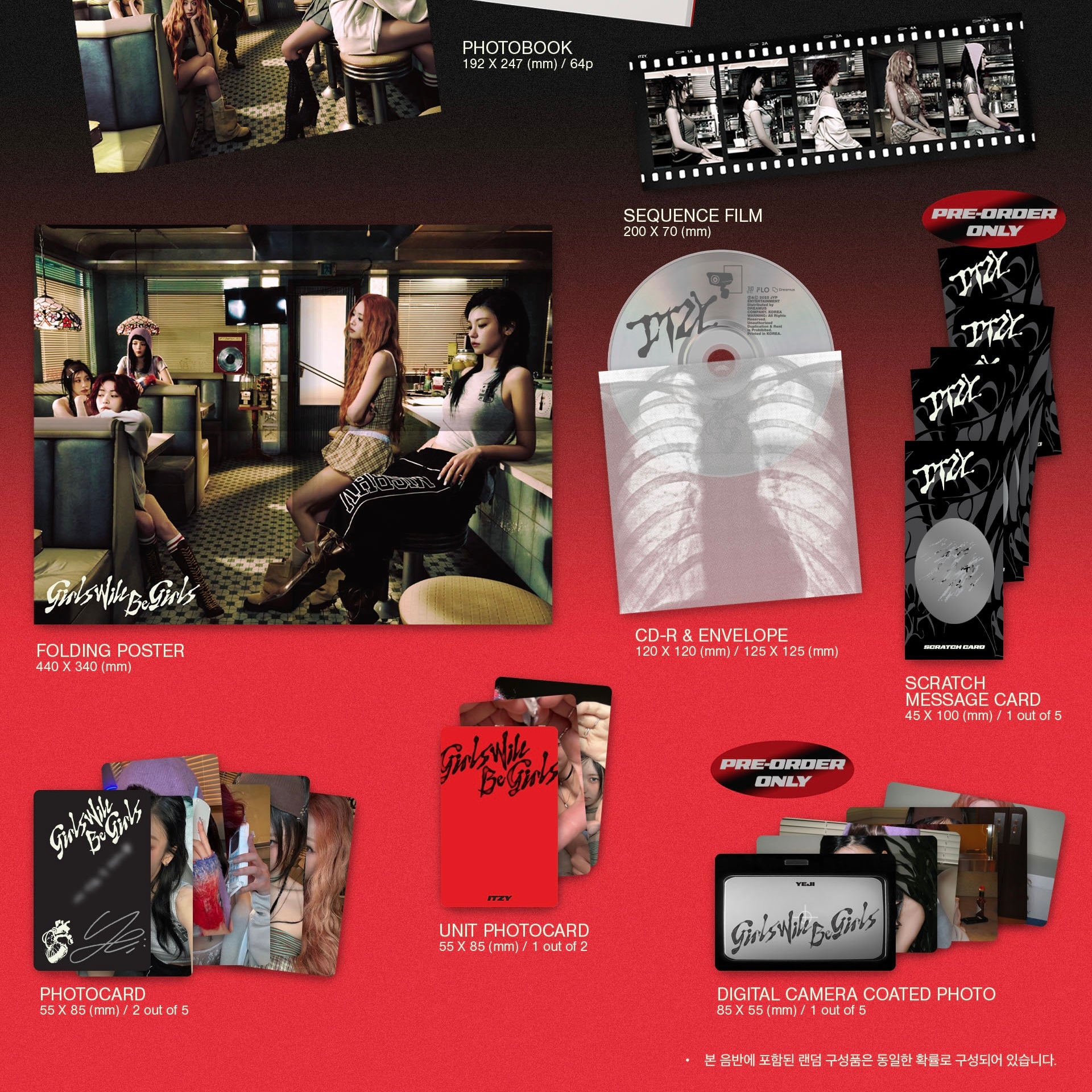 ITZY - [GIRLS WILL BE GIRLS] PHOTOBOOK VER. - LightUpK