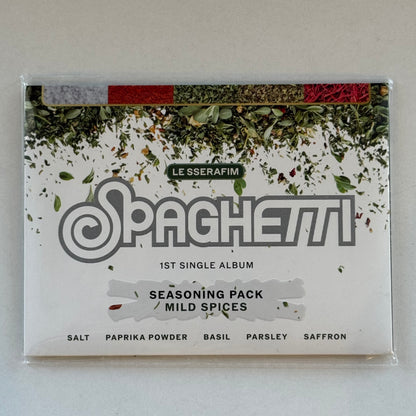 LE SSERAFIM - 1ST SINGLE ALBUM [SPAGHETTI] (WEVERSE ALBUMS VER.) (2 VERSIONS) - LightUpK