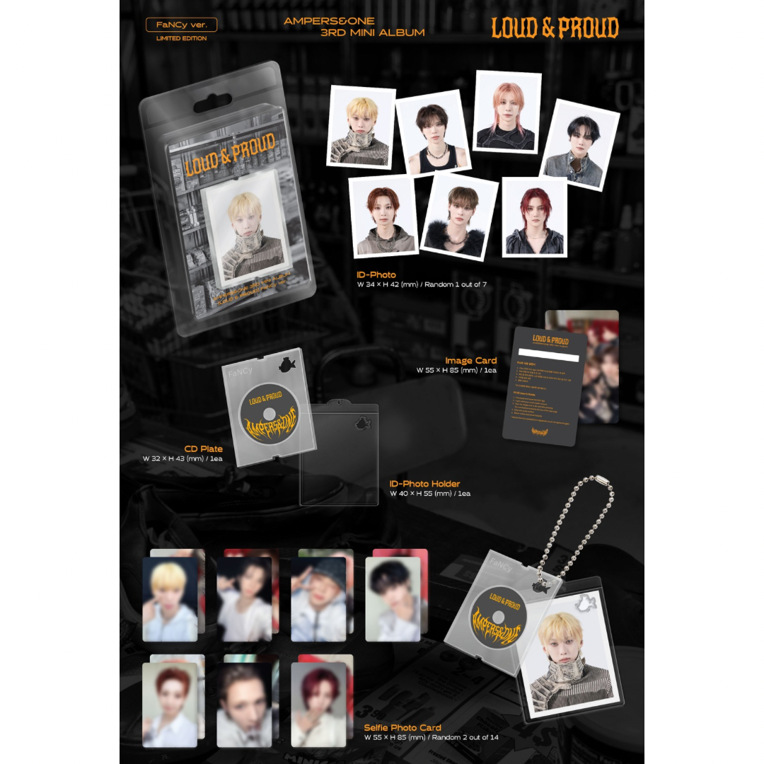 (PRE-ORDER) AMPERS&ONE - 3RD MINI ALBUM [LOUD & PROUD] (FANCY VER.) RANDOM - LightUpK