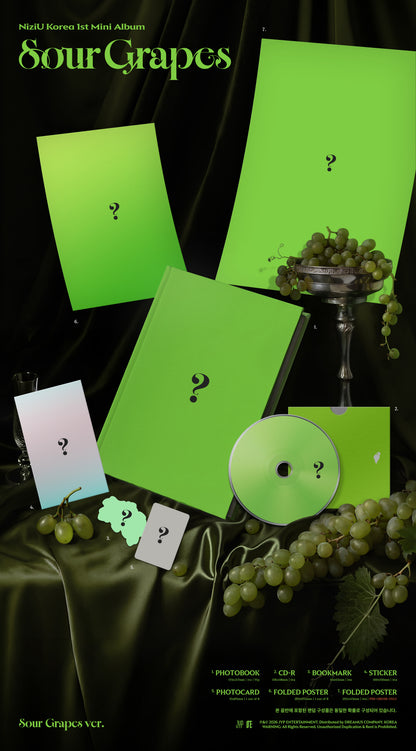 (PRE-ORDER) NIZIU - 1ST MINI ALBUM [SOUR GRAPES] (2 VERSIONS) RANDOM