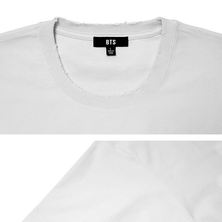 (PRE-ORDER) BTS - S/S TOUR T-SHIRT (GRAY) (4 SIZES) - LightUpK