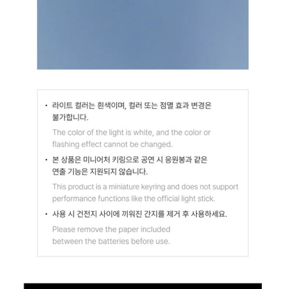 SEVENTEEN - OFFICIAL LIGHT STICK VER.3 10TH ANNIV. KEYRING