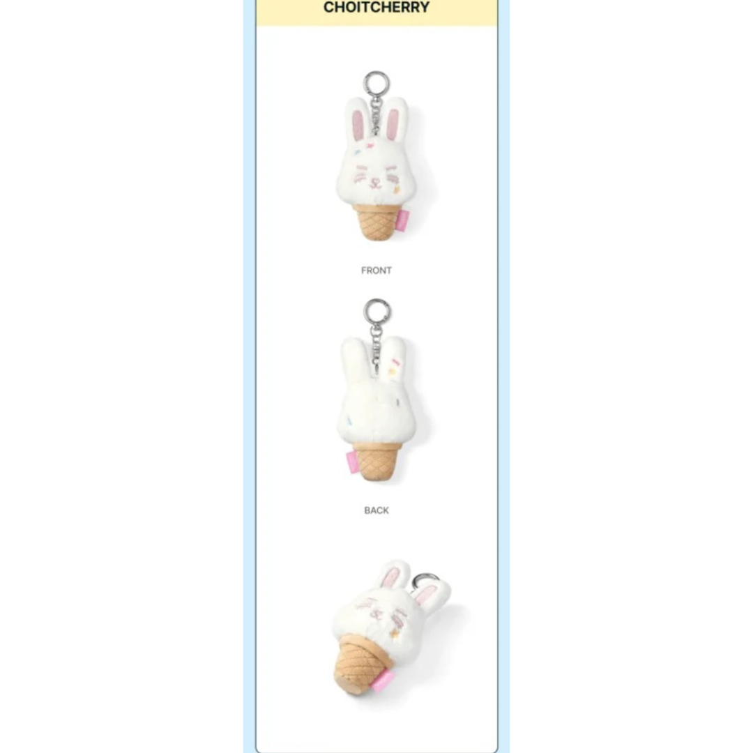(PRE-ORDER) SEVENTEEN - ICE CREAM WITH MINITEEN CHARACTER POP UP OFFICIAL MD FACE KEYRING (13 VERSIONS)