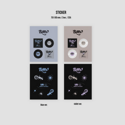 BILLLIE - 1ST SINGLE [SIDE-B : MEMOIRS OF ECHO UNSEEN] POCA (2 VERSIONS)