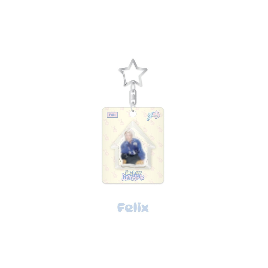 (PRE-ORDER) STRAY KIDS - MINI BLOCK KEYRING - STAY IN OUR LITTLE HOUSE (8 VERSIONS) - LightUpK