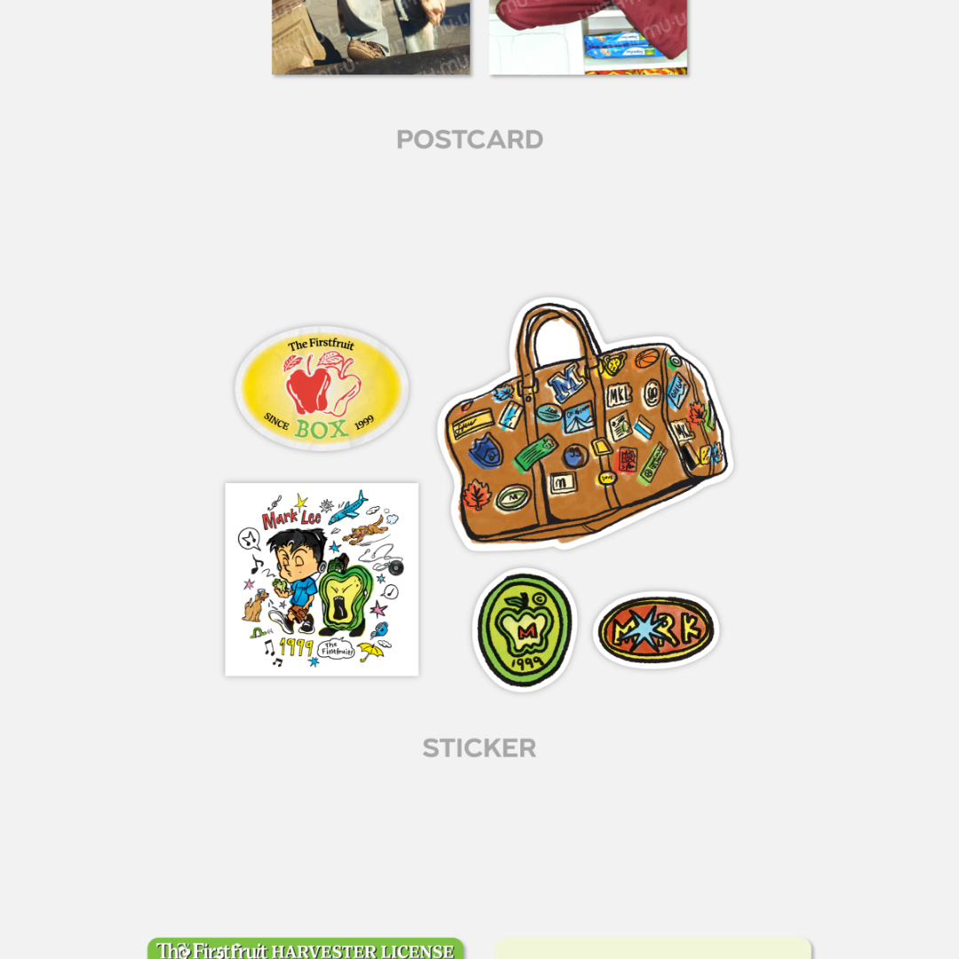 (PRE-ORDER) MARK - 02 THE FIRSTFRUIT BOX SET / 2025 Mark The 1st Album [The Firstfruit] OFFICIAL MD - LightUpK