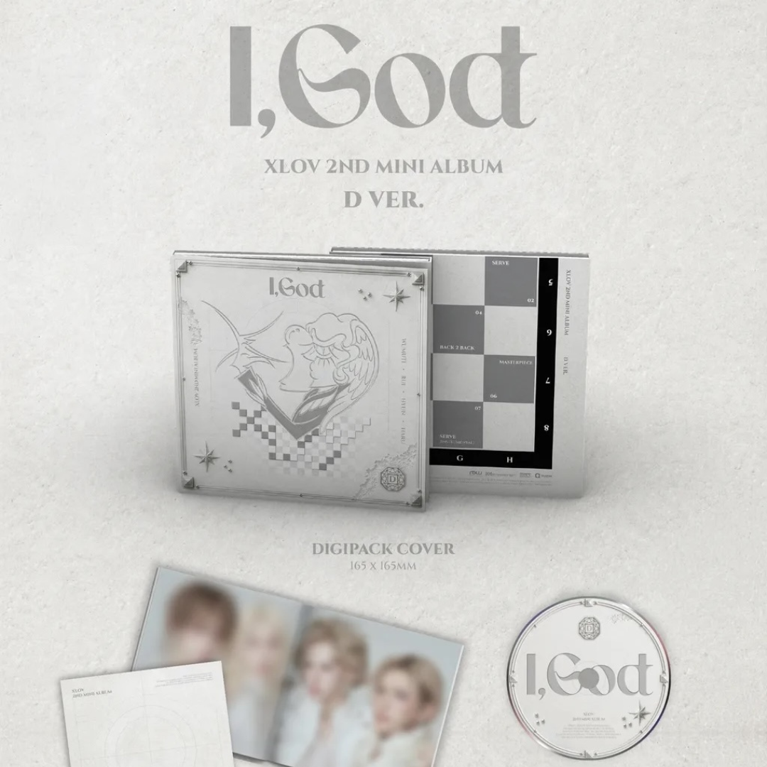 (PRE-ORDER) XLOV - 2ND MINI ALBUM [I,GOD] (4 VERSIONS) RANDOM - LightUpK