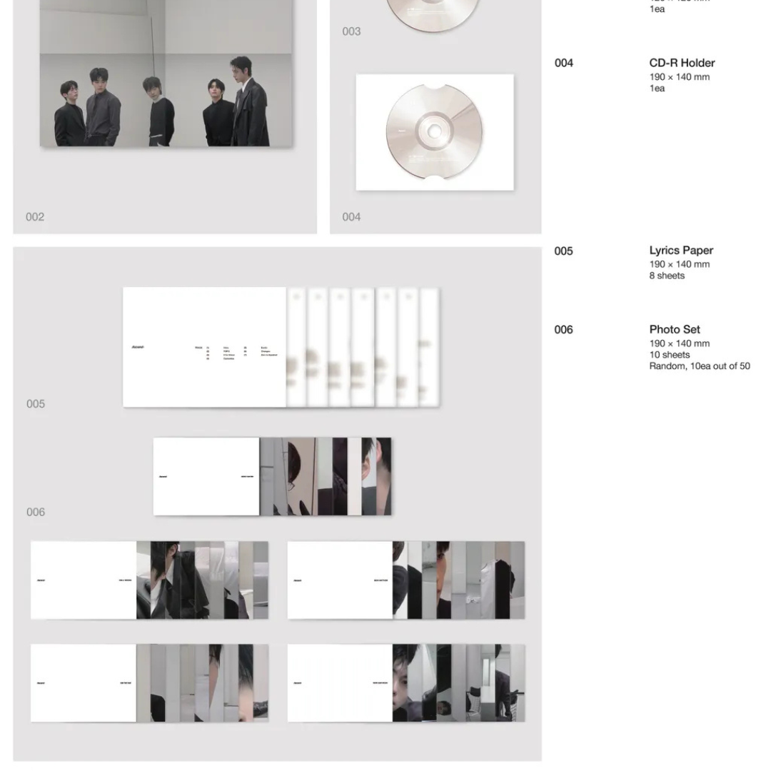 (PRE-ORDER) ZEROBASEONE - THE 6TH MINI ALBUM [ASCEND-] 11 VER. (5 VERSIONS) RANDOM - LightUpK