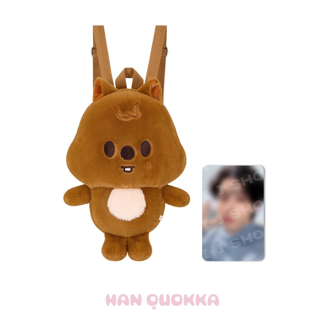 (PRE-ORDER) STRAY KIDS - SKZOO PLUSH BACKPACK - STAY IN OUR LITTLE HOUSE (8 VERSIONS) - LightUpK