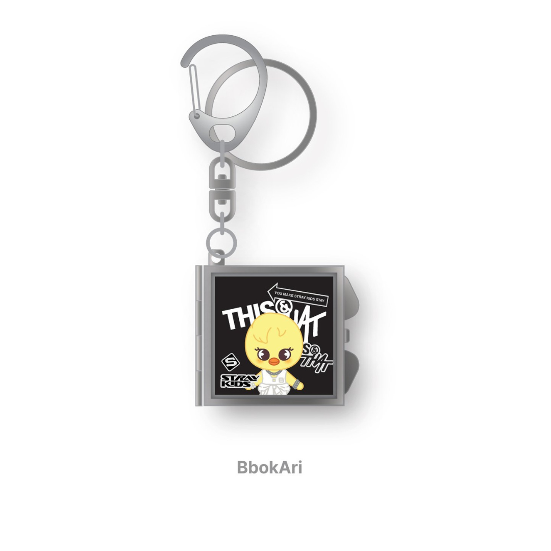 (PRE-ORDER) STRAY KIDS - SKZOO MIRROR KEYRING - THIS & THAT MD (8 VERSIONS)